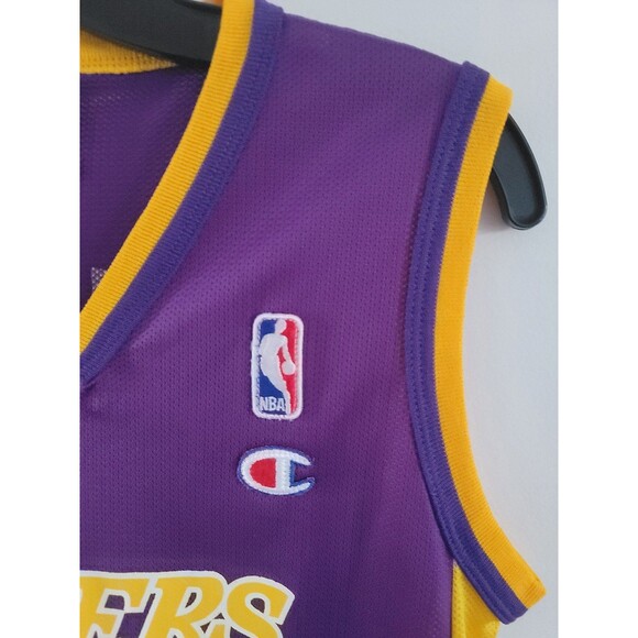 Kobe Bryant #8 Champion Kid’s Jersey Size Medium 10-12 Los Angeles Lakers - Picture 8 of 11